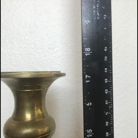 Vintage Extra large brass candle stick - Picture 2 of 4